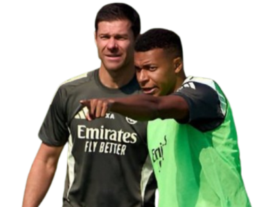 kylian mbappe mobutu conseille conseil ordre montre pointe du doigt celui-la celui-ci xabi alonso entraineur