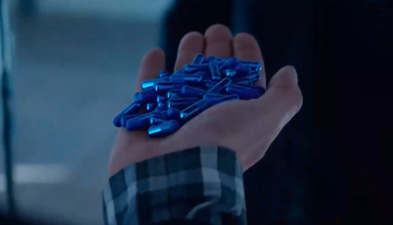 matrix pilule bleu fibre