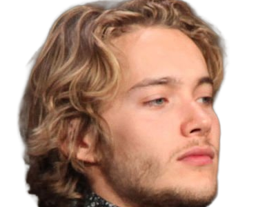 Sticker toby finn regbo acteur musicien homme britannique anglais vingtenaire vingtaine cheveuxblonds yeuxbleus cheveuxboucles 2010s par Dark-63