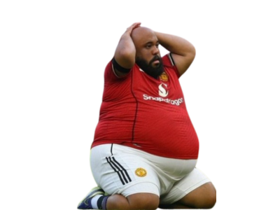 bryan mbeumo foot football manchester united gros obese gras surpoids nul flop