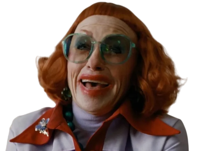 weapons gladys sorciere perruque sourire horreur