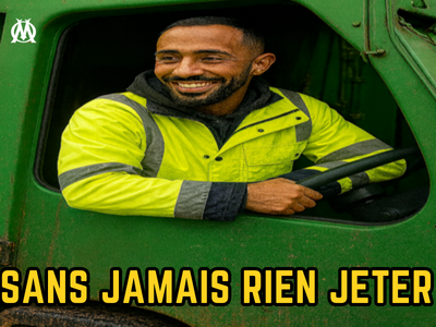 medhi benatia directeur sportif om olympique de marseille sans jamais rien jeter camion poubelle eboueur