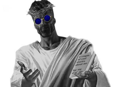 jesus-christ jesus christ dieu christianisme chretien gigachad chad lunettes bleues redpill catholique catholicisme religieux religion