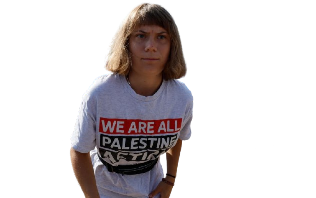 greta thunberg constipe gaucho frange bol meuf diarrhe gaza palestine vert climat hippie ecolo moche