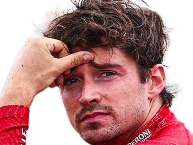 leclerc charles scuderia ferrari f1 formule 1 brise main abandon seul reflechi