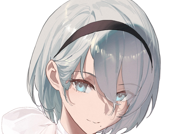Sticker 2b moupe sans bandeau nier automata morgane waifu robot androide par Dark-63