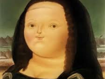 joconde portrait de monna lisa tableau peinture leonard vinci gros obese surpoids embonpoint magalie magalax