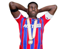 marc-guehi-crystal-palace-joueur-de-foot-football-medaille-champion-allonge