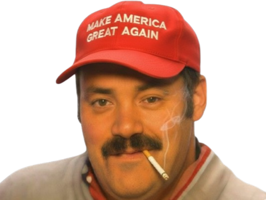 risitas make america great again usa trump maga donald issou ahi fume cigarette etats-unis knifos