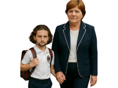 adrien veronique rabiot tata vero eleve jeune sac a dos milan ac cartable