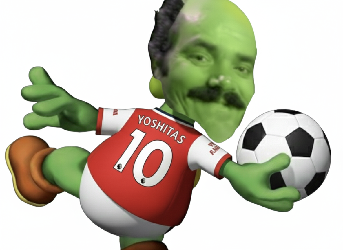 risitas yoshitas yoshi mario arsenal gunners arteta len14 lenny