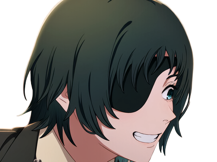 Sticker himeno chainsaw man anime manga borgne femme devil hunter securite publique 4e section speciale anti demons par Dark-63