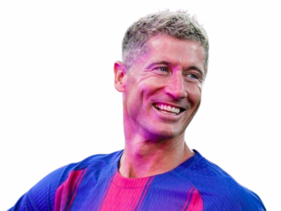 robert lewandowski fcb fc barcelone barca cheveux blond platine peroxydes decolore decoloration sourire