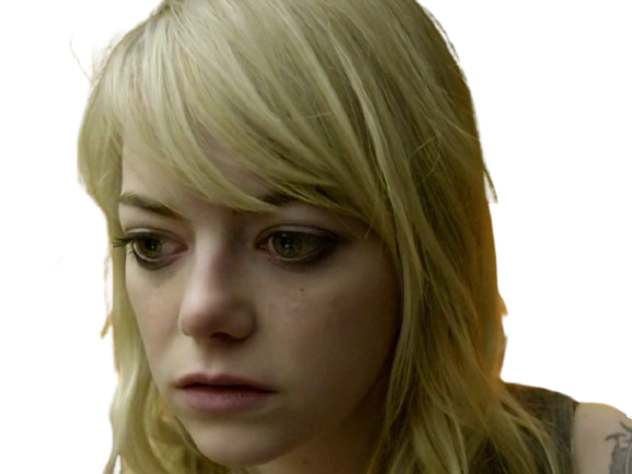 birdman sam thomson emma emily stone actrice americaine blonde yeux verts femme camee drogue maigre