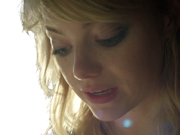 birdman sam thomson emma emily stone actrice americaine blonde yeux verts femme camee drogue maigre