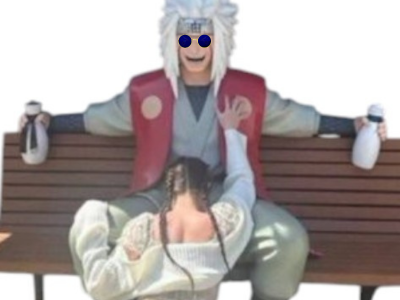 jiraya naruto sake banc femme pipe suce sucer pomper fellation bourre chad lunettes bleues