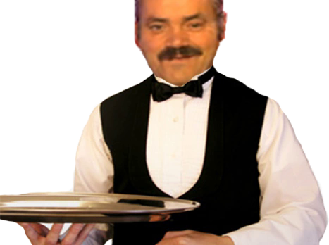 risitas garcon de cafe sesrveur restaurant