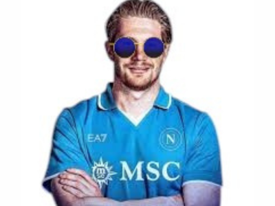 kevin de bruyne lunettes bleues napoli naples
