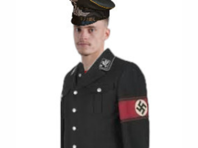 florian wirtz allemand germanique uniforme casquette brassard nazi ss schutzstaffel auschwitz auschwirtz