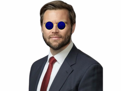 jd vance vice president usa etats-unis americain donald trump chad gigachad lunettes bleues