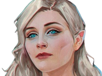 blonde yeux bleus anime dessin illustration aux blanche artiste manga meuf feminin fanart femme knifos