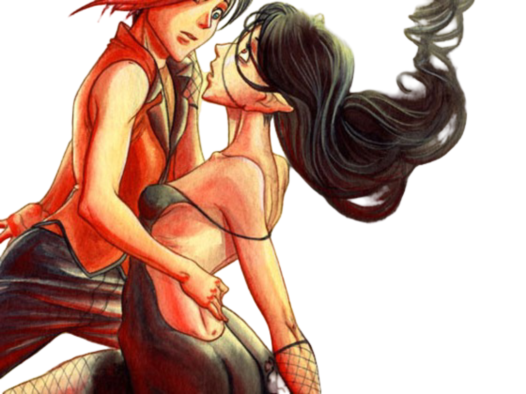 elfe elf sexy cheveux noirs belle seduisante