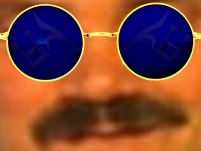 risitas gros zoom visage plan lunettes bleues redpill redpilled