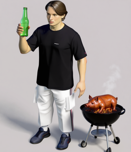 cisla panachay cochon grillay model 3d onche jerry 15-18 nostalgie