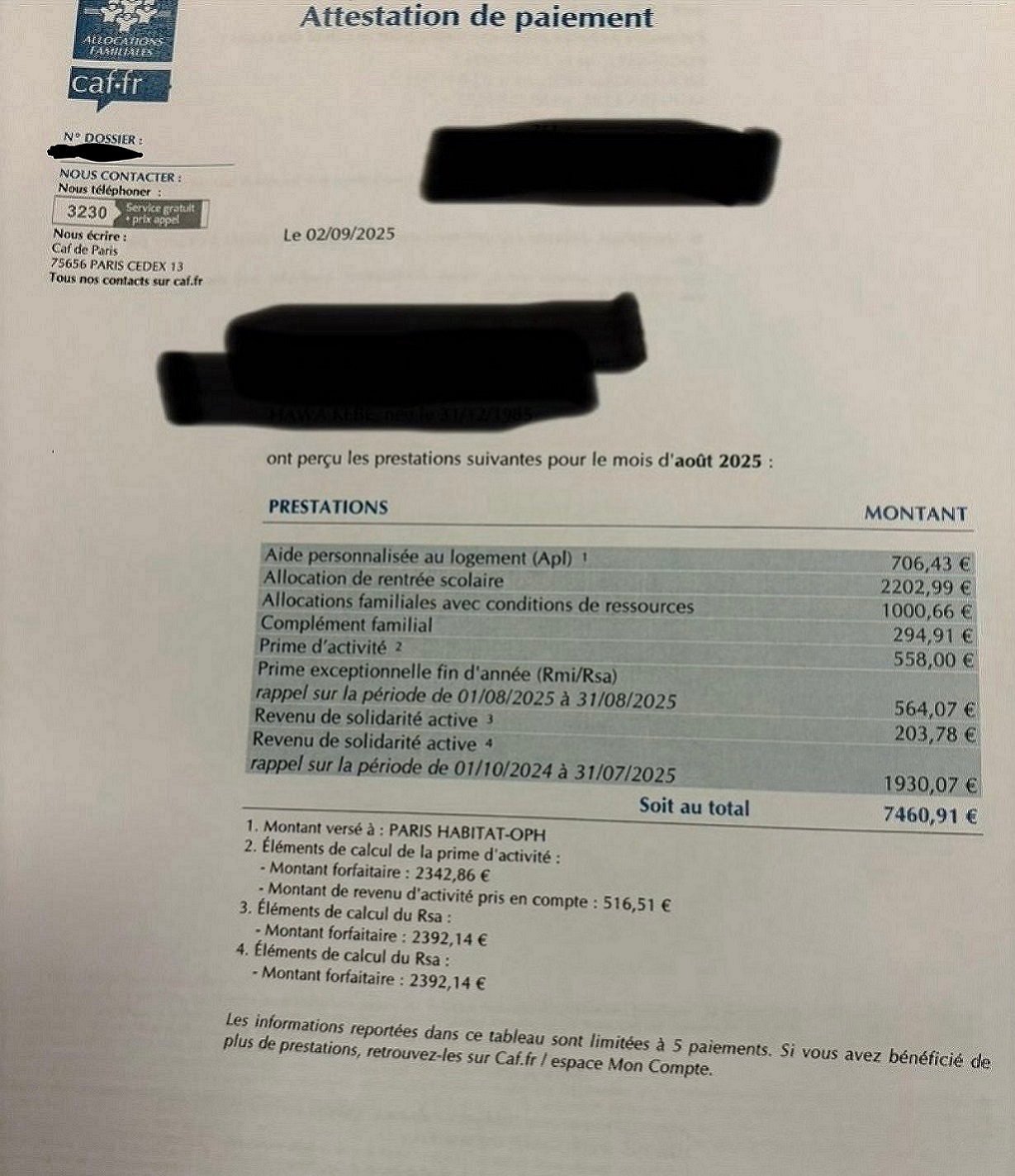 alloc caf parasite gred sait cotise rsa slave tlm taf job remplace taxe immigre