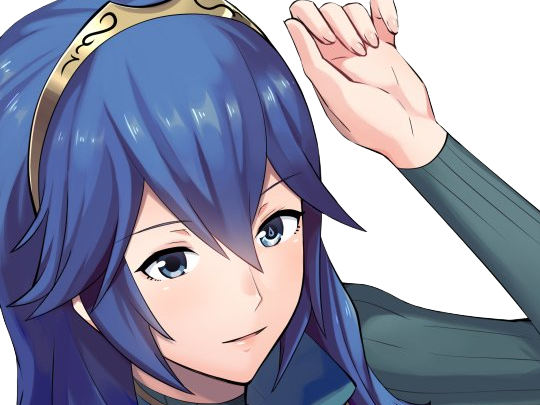 Sticker lucina fe13 fire emblem awakening lord princesse waifu futur veilleurs saint royaume ylisse cheveuxbleus yeuxbleus par Dark-63