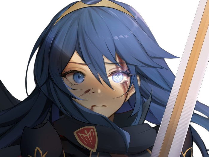 Sticker lucina fe13 fire emblem awakening lord princesse waifu futur veilleurs saint royaume ylisse cheveuxbleus yeuxbleus par Dark-63