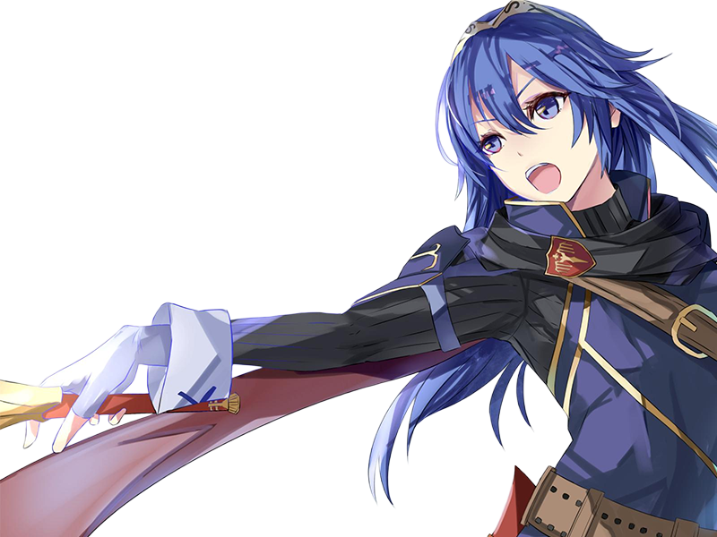 Sticker lucina fe13 fire emblem awakening lord princesse waifu futur veilleurs saint royaume ylisse cheveuxbleus yeuxbleus par Dark-63
