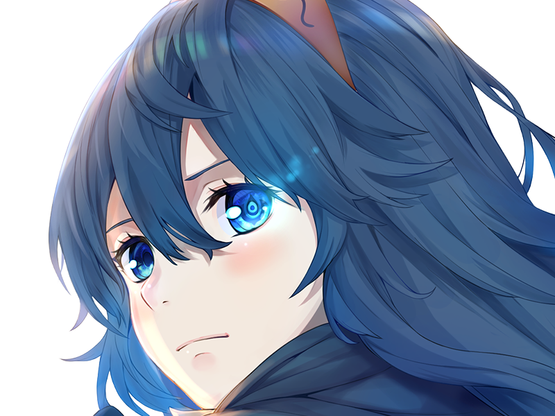 Sticker lucina fe13 fire emblem awakening lord princesse waifu futur veilleurs saint royaume ylisse cheveuxbleus yeuxbleus par Dark-63