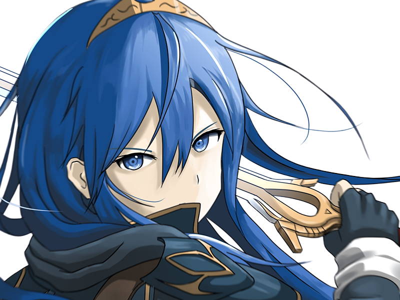 Sticker lucina fe13 fire emblem awakening lord princesse waifu futur veilleurs saint royaume ylisse cheveuxbleus yeuxbleus par Dark-63