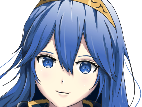 Sticker lucina fe13 fire emblem awakening lord princesse waifu futur veilleurs saint royaume ylisse cheveuxbleus yeuxbleus par Dark-63