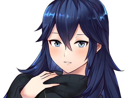 Sticker lucina fe13 fire emblem awakening lord princesse waifu futur veilleurs saint royaume ylisse cheveuxbleus yeuxbleus par Dark-63