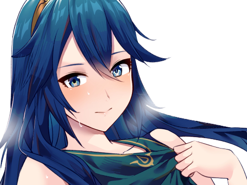 Sticker lucina fe13 fire emblem awakening lord princesse waifu futur veilleurs saint royaume ylisse cheveuxbleus yeuxbleus par Dark-63