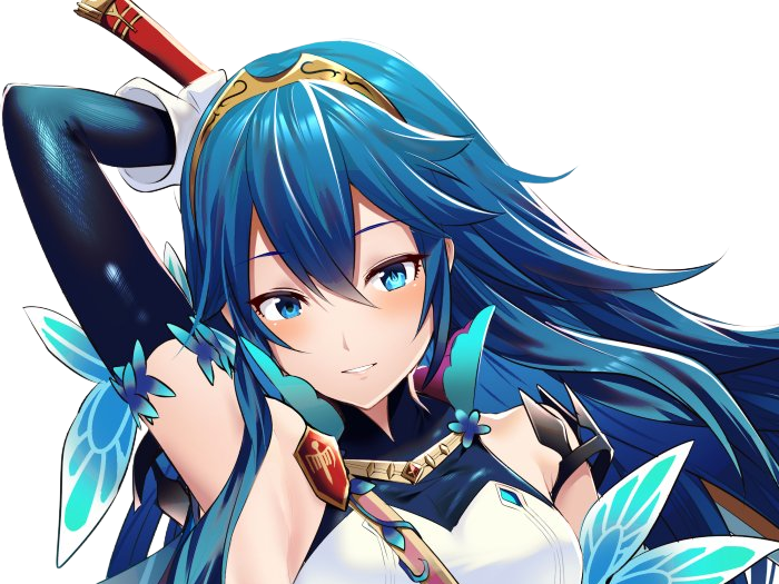 Sticker lucina fe13 fire emblem awakening lord princesse waifu futur veilleurs saint royaume ylisse cheveuxbleus yeuxbleus par Dark-63