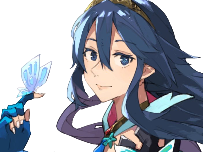 Sticker lucina fe13 fire emblem awakening lord princesse waifu futur veilleurs saint royaume ylisse cheveuxbleus yeuxbleus par Dark-63