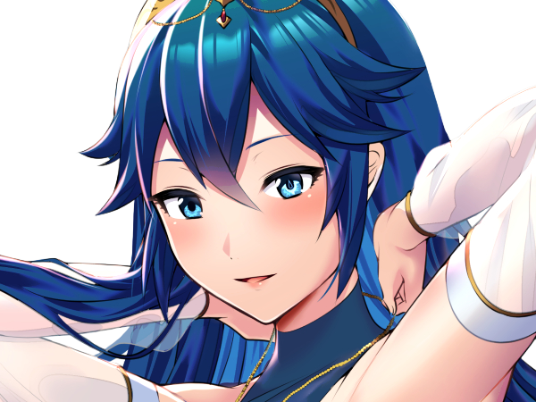 Sticker lucina fe13 fire emblem awakening lord princesse waifu futur veilleurs saint royaume ylisse cheveuxbleus yeuxbleus par Dark-63