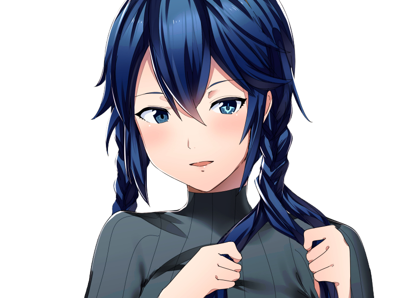 Sticker lucina fe13 fire emblem awakening lord princesse waifu futur veilleurs saint royaume ylisse cheveuxbleus yeuxbleus par Dark-63