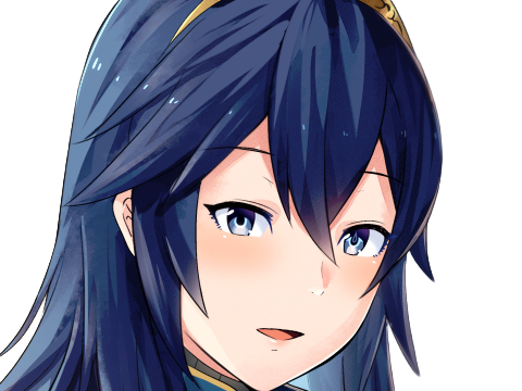 Sticker lucina fe13 fire emblem awakening lord princesse waifu futur veilleurs saint royaume ylisse cheveuxbleus yeuxbleus par Dark-63