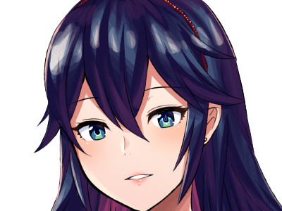Sticker lucina fe13 fire emblem awakening lord princesse waifu futur veilleurs saint royaume ylisse cheveuxbleus yeuxbleus par Dark-63