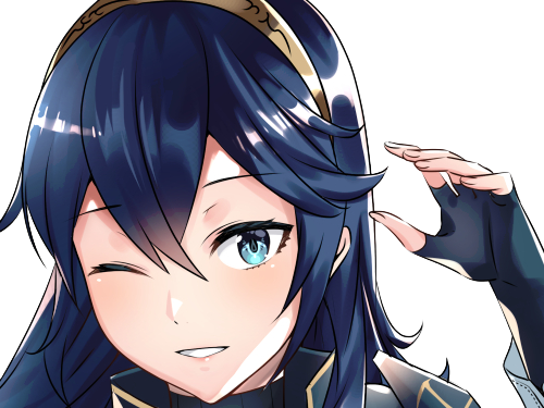 Sticker lucina fe13 fire emblem awakening lord princesse waifu futur veilleurs saint royaume ylisse cheveuxbleus yeuxbleus par Dark-63