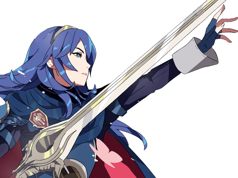 Sticker lucina fe13 fire emblem awakening lord princesse waifu futur veilleurs saint royaume ylisse cheveuxbleus yeuxbleus par Dark-63