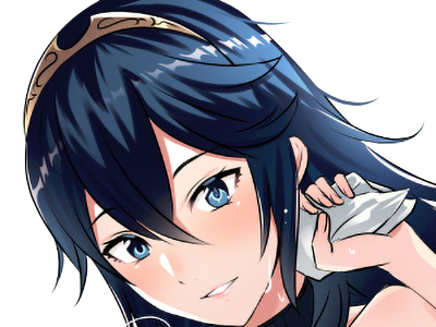 Sticker lucina fe13 fire emblem awakening lord princesse waifu futur veilleurs saint royaume ylisse cheveuxbleus yeuxbleus par Dark-63