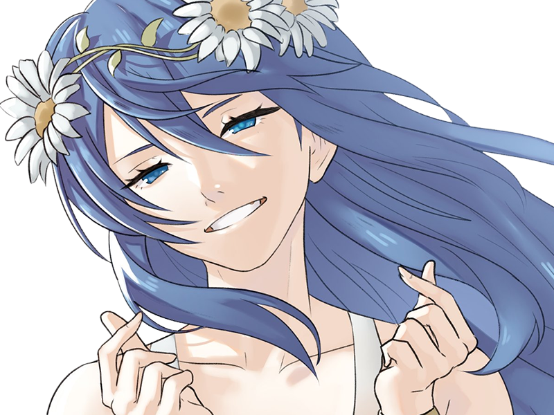 Sticker lucina fe13 fire emblem awakening lord princesse waifu futur veilleurs saint royaume ylisse cheveuxbleus yeuxbleus par Dark-63