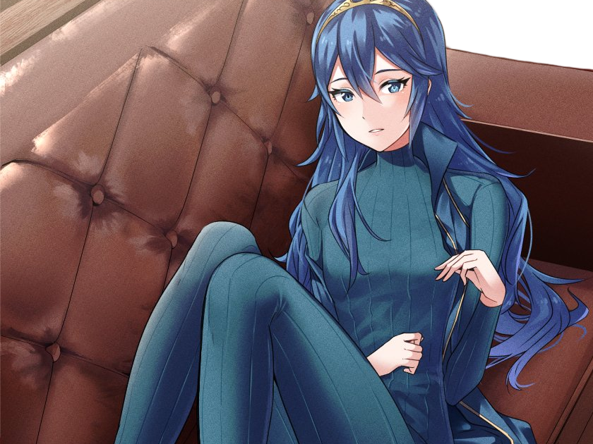 Sticker lucina fe13 fire emblem awakening lord princesse waifu futur veilleurs saint royaume ylisse cheveuxbleus yeuxbleus par Dark-63