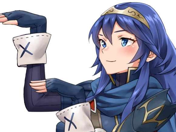 Sticker lucina fe13 fire emblem awakening lord princesse waifu futur veilleurs saint royaume ylisse cheveuxbleus yeuxbleus par Dark-63