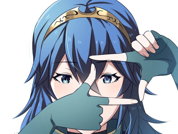 Sticker lucina fe13 fire emblem awakening lord princesse waifu futur veilleurs saint royaume ylisse cheveuxbleus yeuxbleus par Dark-63